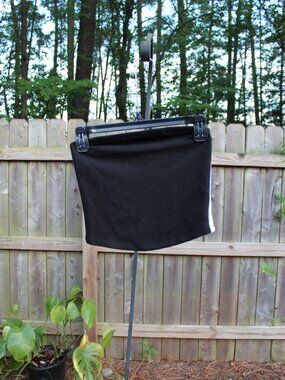 NWT No Boundaries Black Tube Top - Sporty Side Stripe
